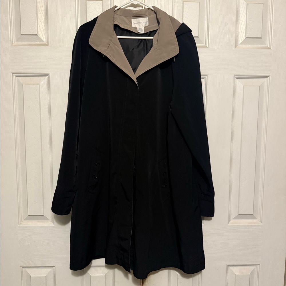 Worthington Black and Tan Women's Coat